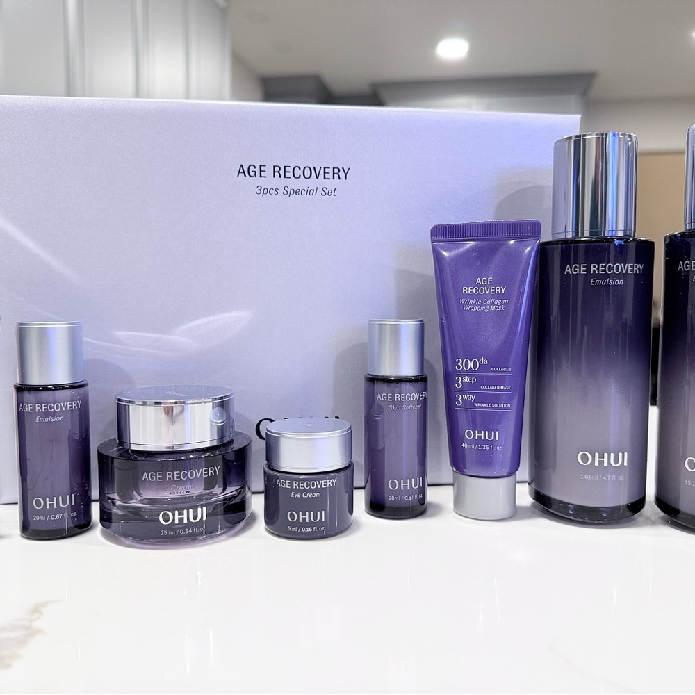 O HUI Age Recovery 3pcs Special Set
8 Items Firming Anti Wrinkle K-
Beauty
